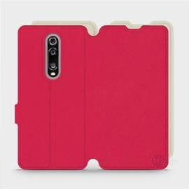 Etui Soft Touch do Xiaomi Mi 9T Pro - wzór Żywa czerwień z platyną