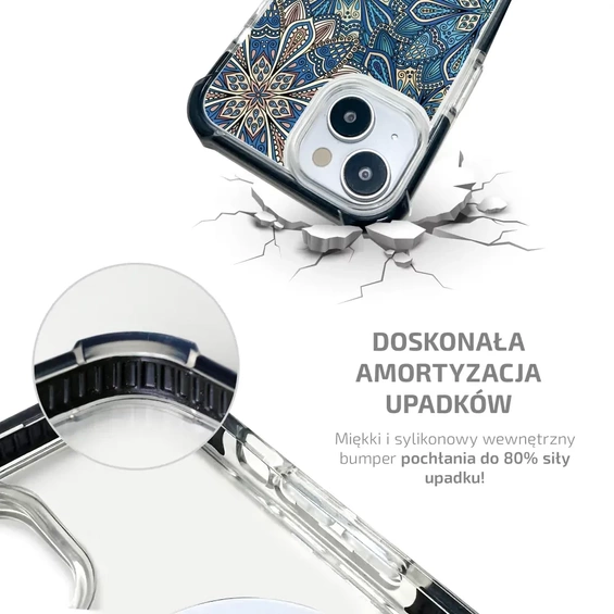 Etui MagSafe Elite Bumper Apple iPhone X - wzór D015D