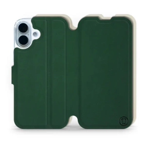 Etui Soft Touch do Apple iPhone 17 - wzór Miejska zieleń z platyną