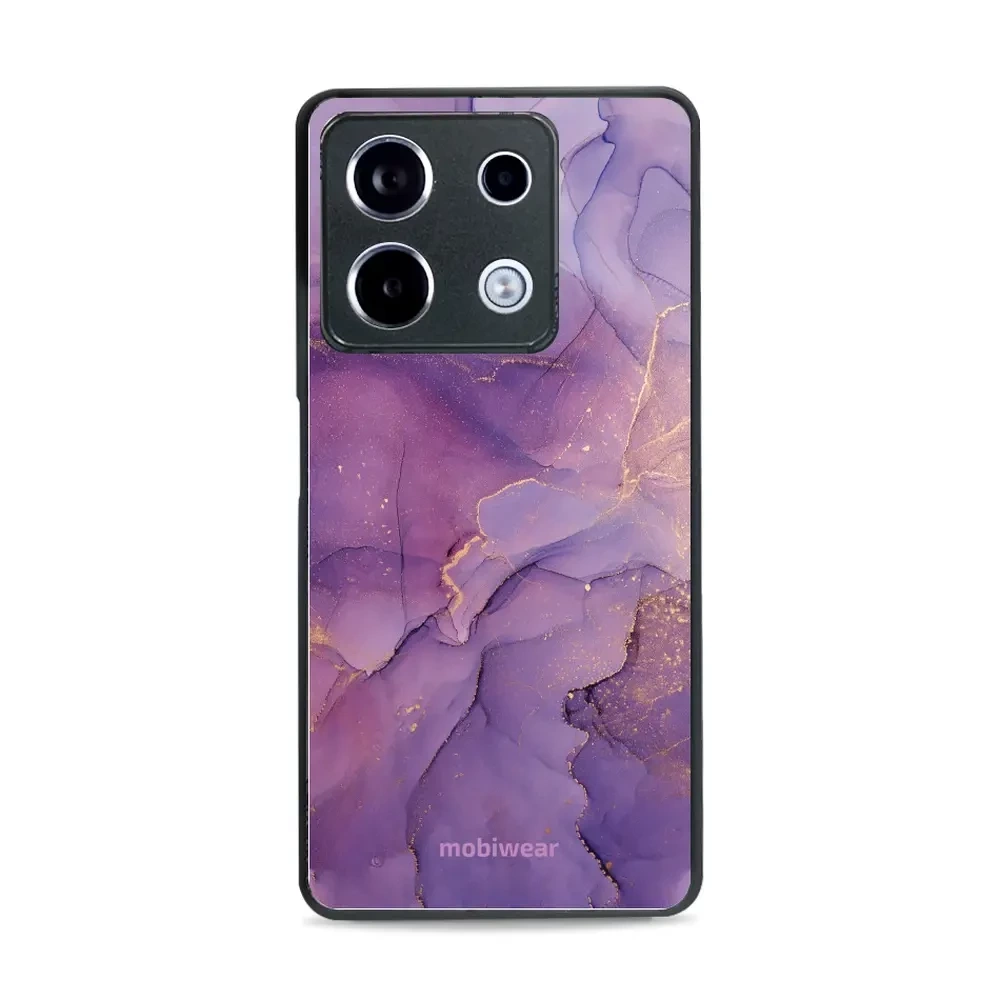 Mobiwear Glossy Case, Handyhülle, Geräteschutz, stilvolle Grafik, sicheres Gehäuse, Violett