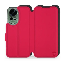 Etui Soft Touch do Huawei Nova 13 - wzór Żywa czerwień z czernią