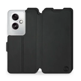 Etui Soft Touch do OPPO A79 5G - wzór Satynowa czerń
