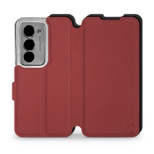 Etui Soft Touch do Xiaomi Redmi 15 - wzór Zachodząca czerwień z czernią