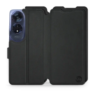 Etui Soft Touch do OPPO A60 - wzór Satynowa czerń