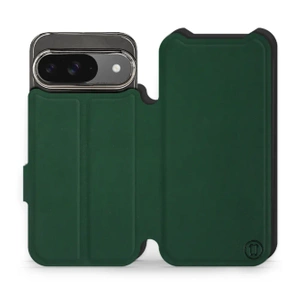 Etui Soft Touch do Google Pixel 9 - wzór Miejska zieleń z czernią