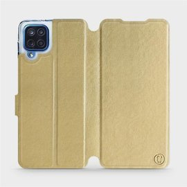 Etui do Samsung Galaxy M12 - wzór Gold&Orange