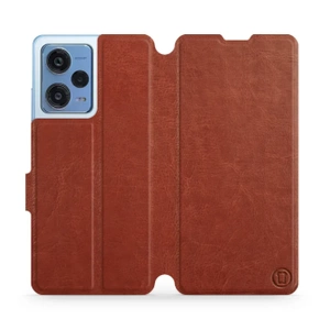 Etui do Xiaomi Redmi Note 12 Pro 5G - wzór Brown&Orange