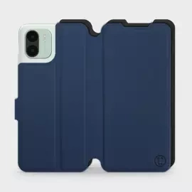 Etui Soft Touch do Xiaomi Redmi A2 Plus - wzór Głęboki granat z czernią