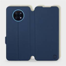 Etui Soft Touch do Nokia G50 5G - wzór Głęboki granat z platyną