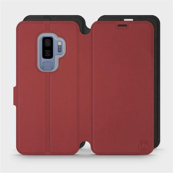 Etui Soft Touch do Samsung Galaxy S9 Plus - wzór Zachodząca czerwień z czernią