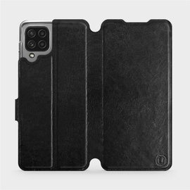 Etui do Samsung Galaxy A22 4G - wzór Black&Orange