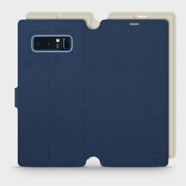 Etui Soft Touch do Samsung Galaxy Note 8 - wzór Głęboki granat z platyną