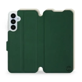 Etui Soft Touch do Samsung Galaxy A25 5G - wzór Miejska zieleń z platyną