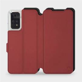 Etui Soft Touch do Xiaomi POCO M4 Pro 4G - wzór Zachodząca czerwień z czernią