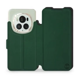 Etui Soft Touch do Huawei Honor Magic6 Pro - wzór Miejska zieleń z czernią