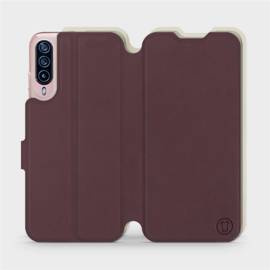 Etui Soft Touch do HTC Desire 22 Pro - wzór Matowy burgund z platyną