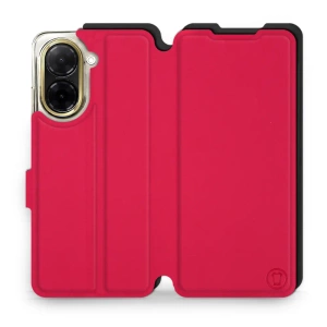 Etui Soft Touch do Xiaomi Redmi A5 - wzór Żywa czerwień z czernią