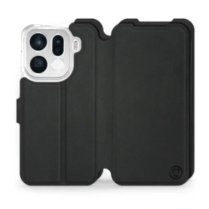 Etui Soft Touch do OPPO Find X9 pro - wzór Satynowa czerń