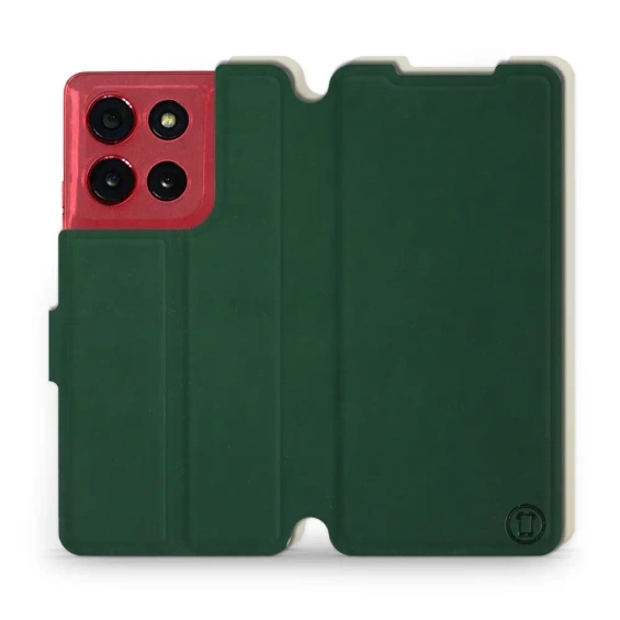 Etui Soft Touch do Motorola Moto G86 Power 5G - wzór Miejska zieleń z platyną