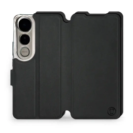 Etui Soft Touch do Vivo V50 Lite - wzór Satynowa czerń