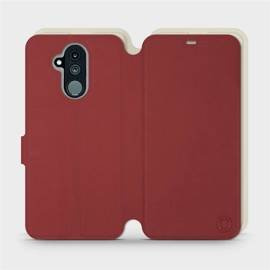 Etui Soft Touch do Huawei Mate 20 Lite - wzór Zachodząca czerwień z platyną