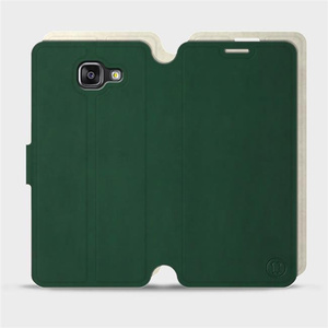 Etui Soft Touch do Samsung Galaxy A5 2016 - wzór Miejska zieleń z platyną