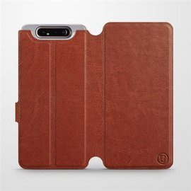 Etui do Samsung Galaxy A80 - wzór Brown&Gray