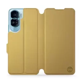 Etui do Huawei Honor 90 Lite - wzór Gold&Orange