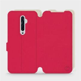 Etui Soft Touch do OPPO Reno 2Z - wzór Żywa czerwień z platyną