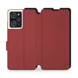 Etui Soft Touch do Xiaomi POCO X5 Pro 5G - wzór Zachodząca czerwień z czernią