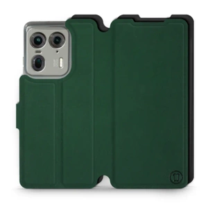 Etui Soft Touch do Motorola Edge 50 Ultra - wzór Miejska zieleń z czernią