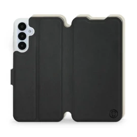 Etui Soft Touch do Samsung Galaxy A25 5G - wzór Satynowa czerń z platyną