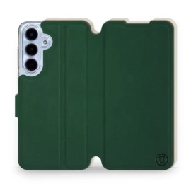 Etui Soft Touch do Samsung Galaxy S25 FE 5G - wzór Miejska zieleń z platyną