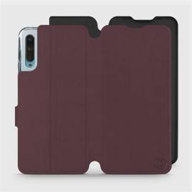 Etui Soft Touch do Huawei P Smart Pro - wzór Matowy burgund z czernią
