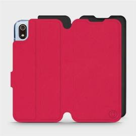 Etui Soft Touch do Xiaomi Redmi 7A - wzór Żywa czerwień z czernią