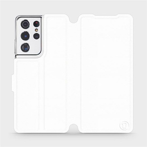 Etui do Samsung Galaxy S21 Ultra - wzór White&Orange