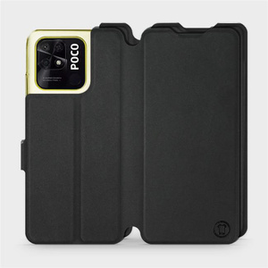 Etui Soft Touch do Xiaomi POCO C40 - wzór Satynowa czerń