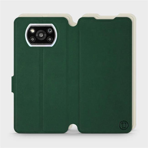 Etui Soft Touch do Xiaomi POCO X3 Pro - wzór Miejska zieleń z platyną