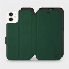 Etui Soft Touch do Apple iPhone 11 - wzór Miejska zieleń z czernią