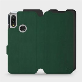 Etui Soft Touch do Xiaomi Redmi 7 - wzór Miejska zieleń z czernią