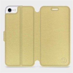 Etui do Apple iPhone 7 - wzór Gold&Gray