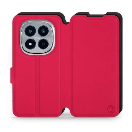 Etui Soft Touch do Xiaomi Redmi Note 15 Pro 5G - wzór Żywa czerwień z czernią