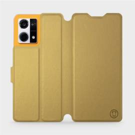 Etui do Oppo Reno 7 4G - wzór Gold&Gray