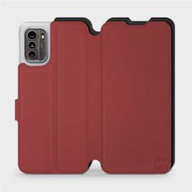 Etui Soft Touch do Nokia G60 5G - wzór Zachodząca czerwień z czernią
