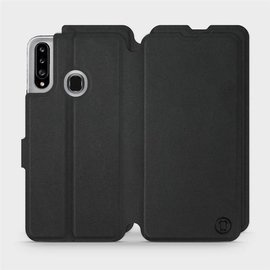 Etui Soft Touch do Samsung Galaxy A20S - wzór Satynowa czerń