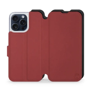 Etui Soft Touch do Apple iPhone 15 Pro Max - wzór Zachodząca czerwień z czernią