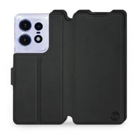 Etui Soft Touch do Motorola Edge 50 Pro - wzór Satynowa czerń