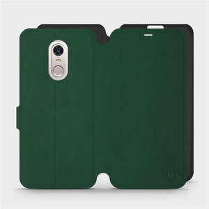 Etui Soft Touch do Xiaomi Redmi 5 Plus - wzór Miejska zieleń z czernią