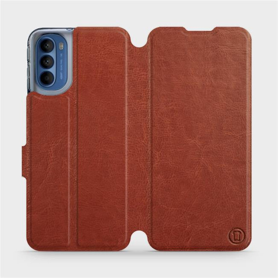 Etui do Motorola Moto G41 - wzór Brown&Orange