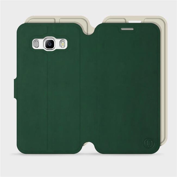 Etui Soft Touch do Samsung Galaxy J5 2016 - wzór Miejska zieleń z platyną